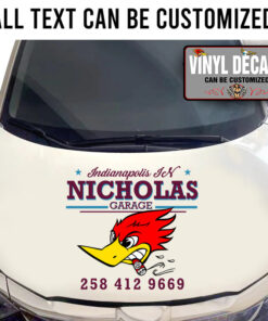 Personalized Hot Rod Speed Mr Horsepower Sticker 11202