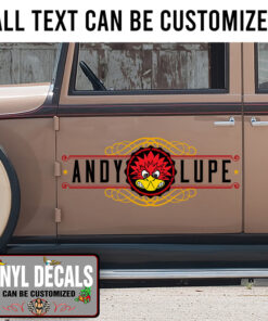 Personalized Hot Rod Sticker Mr Horse Power Sticker 11120