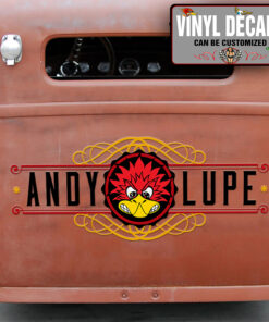 Personalized Hot Rod Sticker Mr Horse Power Sticker 11120