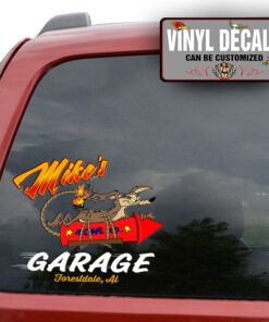 Personalized Hot Rod Vintage Racing Sticker 11386