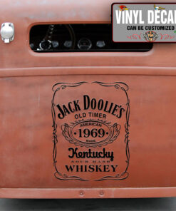 Personalized Hot Rod Vintage Sticker 10946