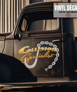 Personalized Towing Company Logo Sticker 12093