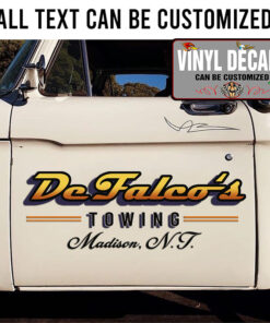 Personalized Towing Company Logo Sticker 12095