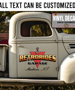 Personalized Towing Company Logo Sticker 12096