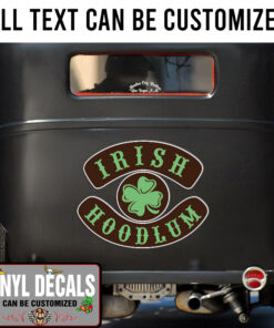 Personalized Irish Antique Car Sticker 10995