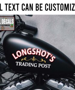 Personalized Trading Post Garage Sticker 12045