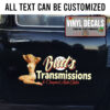 Personalized Transmission Auto Sale Pin Up Girl Sticker 11870