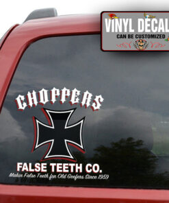 Personalized Iron Cross Hot Rod Sticker 11313