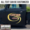 Personalized Transportation Lettering For Truck Vinyl Sticker 10716