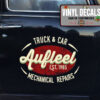 Personalized Truck Car Lettering Vinyl Sticker 10330