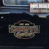 Personalized Truck Car Lettering Vinyl Sticker 10384