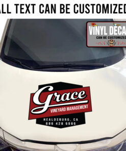 Personalized Truck Door Art Vinyl Sticker 10702