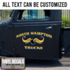 Personalized Truck Graphics Lettering Sticker 10898