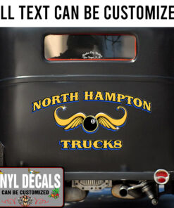 Personalized Truck Graphics Lettering Sticker 10898