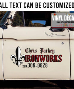 Personalized Iron Works Sticker 11986