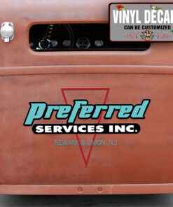 Personalized Truck Graphics Lettering Vinyl Sticker 10699