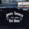 Personalized Jack Daniels Rat Rod Vinyl Sticker 10378
