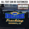 Personalized Truck Graphics Lettering Vinyl Sticker 10784