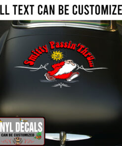 Personalized Jalopy Shop Pinstriping Vinyl Sticker 10892