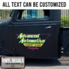 Personalized Truck Lettering Graphic Vinyl Sticker 10689