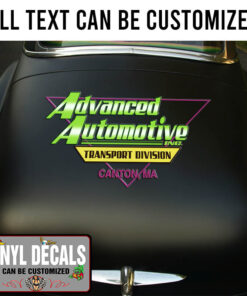 Personalized Truck Lettering Graphic Vinyl Sticker 10689