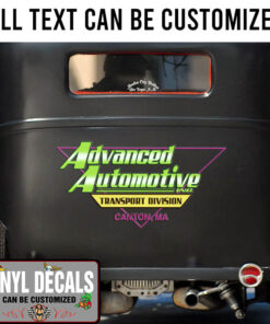 Personalized Truck Lettering Graphic Vinyl Sticker 10689