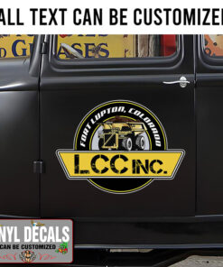 Personalized Truck Lettering Sticker 11525