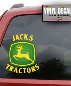 Personalized John Deere Lettering Sticker 11335