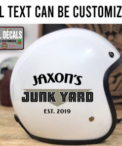 Personalized Junk Yard Lettering Sticker 12031