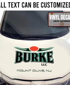 Personalized Truck Lettering Vinyl Sticker 10639