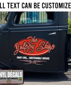 Personalized Just Passing Throught Vinyl Sticker 10887