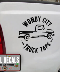 Personalized Truck Taps Sticker 11035