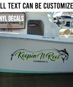 Personalized Keepin It Reel Sticker 11687