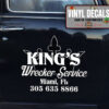 Personalized King Crown Lettering Vinyl Sticker 10612