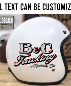 Personalized Trucking Company Name Sticker 12089