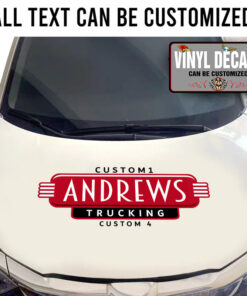 Personalized Trucking Company Sticker 10928