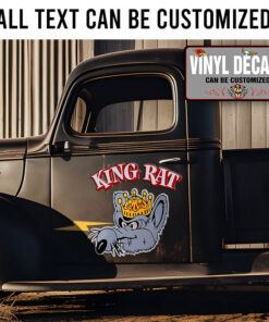 Personalized King Rat Sticker 11609