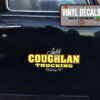 Personalized Trucking Lettering Vinyl Sticker 10645