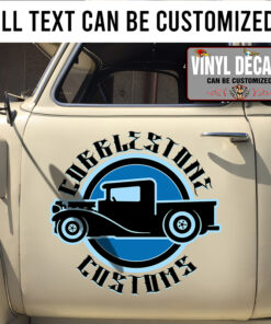 Personalized Kustom Hand Paint Lettering Sticker 11109