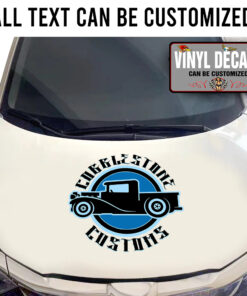 Personalized Kustom Hand Paint Lettering Sticker 11109