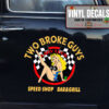 Personalized Lady Luck Hot Rod Sticker 11744
