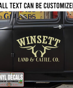 Personalized Land And Castle Sticker 11561