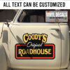Personalized Lettering For Pickup Truck Vinyl Sticker 10763