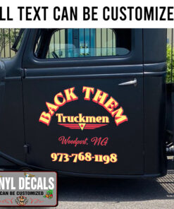 Personalized Lettering For Truck Vinyl Sticker 10643
