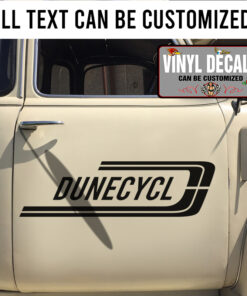 Personalized Lettering Vinyl Sticker 10756