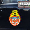 Personalized Lion Drag Strip Hot Rod Lettering Sticker 11438