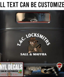 Personalized Locksmith Sticker 11020