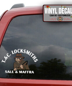 Personalized Locksmith Sticker 11020