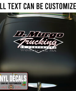 Personalized Logo Lettering For Truck Vinyl Sticker 10715
