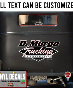 Personalized Logo Lettering For Truck Vinyl Sticker 10715